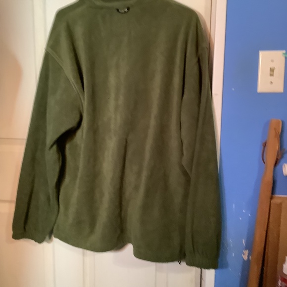 Men’s Remington Clothing Olive Green Fleece 1/4 Zip Sweater Size L - Picture 12 of 16